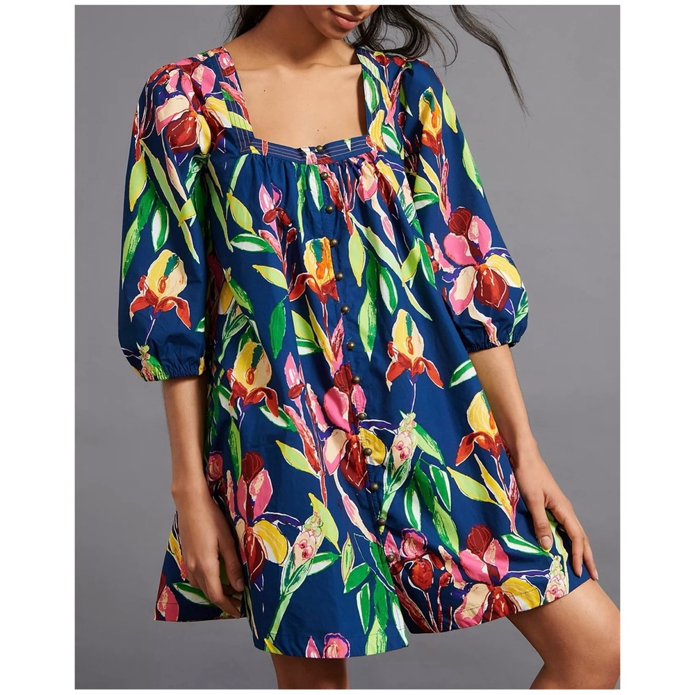 ANTHROPOLOGIE Maeve Tabitha Swing Tunic Dress